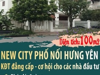 Dự án new city phố nối hưng yên chỉ từ 13triệu/m diện tích 100m2 Dự án new city phố nối hưng yên chỉ từ 13triệu/m diện tích 100m2