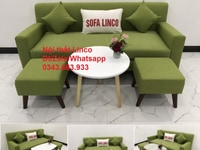 Bộ bàn ghế sopha sofa băng văng xanh lá giá rẻ vải đẹp nhỏ Quận 1 SG Bộ bàn ghế sopha sofa băng văng xanh lá giá rẻ vải đẹp nhỏ Quận 1 SG