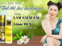 Sữa rữa mặt tinh thể bạc bạch ngọc Sữa rữa mặt tinh thể bạc bạch ngọc