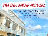 Nhà mặt tiền kinh doanh chợ Thạnh Phú, xây dựng sẵn cho thuê Nhà mặt tiền kinh doanh chợ Thạnh Phú, xây dựng sẵn cho thuê