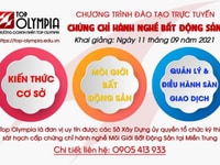 Khóa học đào tạo chứng chỉ BĐS online Khóa học đào tạo chứng chỉ BĐS online