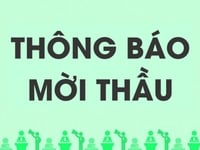 Thông báo đấu thầu: Cung cấp trang thiết bị y tế ngành nhãn khoa