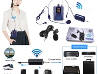 Bộ Micro không dây Đeo tai Cài áo JSJ W-14C UHF tần số cao Bộ Micro không dây Đeo tai Cài áo JSJ W-14C UHF tần số cao