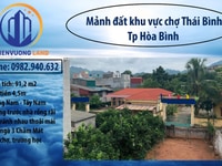 Bán mảnh đất khu vực chợ Thái Bình - Tp Hòa Bình Bán mảnh đất khu vực chợ Thái Bình - Tp Hòa Bình