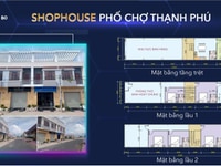 Shophouse phố chợ Thạnh Phú Bến Tre 11 triệu/m2 Shophouse phố chợ Thạnh Phú Bến Tre 11 triệu/m2