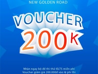 Thi IELTS nhận ưu đãi 200K ngay hôm nay Thi IELTS nhận ưu đãi 200K ngay hôm nay