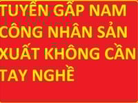 CÔNG TY KIM LONG ngành thực phẩm tuyển nam công nhân, làm tại Hóc Môn