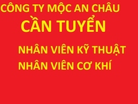 Cty Môi Trường Mộc An Châu tuyển NV kỹ thuật, bảo trì làm Bình Chánh