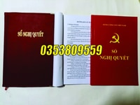 Bán quyển sổ nghị quyết, sổ nghị quyết chi bộ Bán quyển sổ nghị quyết, sổ nghị quyết chi bộ