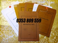Bán túi, vỏ, bì đựng hồ sơ đảng viên, in hồ sơ đảng viên Bán túi, vỏ, bì đựng hồ sơ đảng viên, in hồ sơ đảng viên