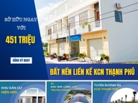 Bán đất nền thị trấn Thạnh Phú full thổ cư Bán đất nền thị trấn Thạnh Phú full thổ cư