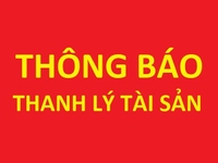 Thông báo Thanh lý tài sản Dây chuyền chế biến Bột cá có tách dầu