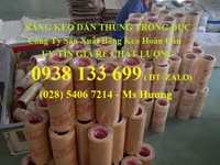 Băng Keo Trong Đục Dán Thùng Giá Rẻ Băng Keo Trong Đục Dán Thùng Giá Rẻ