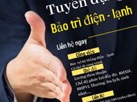 Tuyển dụng bảo trì điện lạnh công nghiệp Tuyển dụng bảo trì điện lạnh công nghiệp