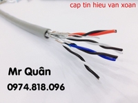 Cáp tín hiệu chống nhiễu 20awg x 2,4,6,8 lõi Cáp tín hiệu chống nhiễu 20awg x 2,4,6,8 lõi