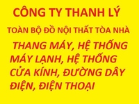 Công ty TNHH Phát triển Kỹ thuật Việt Nam thanh lý nội thất tòa nhà