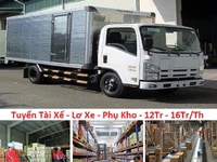 Tuyển vị trí lơ xe tài xế và phụ kho xếp hàng trong kho Tuyển vị trí lơ xe tài xế và phụ kho xếp hàng trong kho