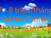 Tuyển dụng gấp, không giới hạn tuổi, chỉ cần có sức khỏe Tuyển dụng gấp, không giới hạn tuổi, chỉ cần có sức khỏe