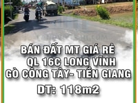 Bán Đất MT Giá Rẻ Quốc Lộ 16c , Long Vĩnh, Gò Công Tây Bán Đất MT Giá Rẻ Quốc Lộ 16c , Long Vĩnh, Gò Công Tây