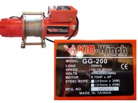 Tời điện kio đài loan nâng từ 200kg đến 1 tấn Tời điện kio đài loan nâng từ 200kg đến 1 tấn