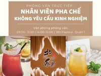 Cần tuyển Nhân viên Pha Chế nhà hàng Nhật Cần tuyển Nhân viên Pha Chế nhà hàng Nhật