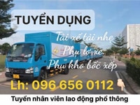 Bổ Sung LĐ 2022: CẦN GẦP 5 tài xế tải,20 phụ lơ xe, 40 nv bốc xếp kho Bổ Sung LĐ 2022: CẦN GẦP 5 tài xế tải,20 phụ lơ xe, 40 nv bốc xếp kho