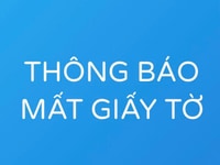 Thông báo mất giấy tờ Chứng chỉ Hành nghề Dược số 05783/HNO-CCHND Thông báo mất giấy tờ Chứng chỉ Hành nghề Dược số 05783/HNO-CCHND