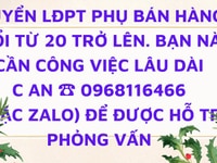 Nhân sự gấp...gấp làm liền và làm lâu dài. Nhân sự gấp...gấp làm liền và làm lâu dài.