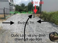 Bán 3 lô đất liền kề Đinh Đức Thiện, sau chợ Bình Chánh 130m2 2.9 tỷ Bán 3 lô đất liền kề Đinh Đức Thiện, sau chợ Bình Chánh 130m2 2.9 tỷ