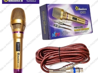 Micro karaoke Shunison SN-699A có dây thiết kế đẹp sang trọng chắc chắ Micro karaoke Shunison SN-699A có dây thiết kế đẹp sang trọng chắc chắ