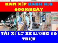 Trà Vinh > Tuyển Nhân Viên Xếp Kho - Phụ Xe Giao Hàng 14tr/tháng Trà Vinh > Tuyển Nhân Viên Xếp Kho - Phụ Xe Giao Hàng 14tr/tháng
