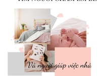 Cần 1 chị nữ giúp việc nhà và chăm em bé bao ăn ở Cần 1 chị nữ giúp việc nhà và chăm em bé bao ăn ở