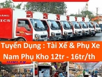 Việc Làm Tài Xế, Phụ Xe, Nam Phụ Kho 16tr/tháng Tại Bình Phước Việc Làm Tài Xế, Phụ Xe, Nam Phụ Kho 16tr/tháng Tại Bình Phước