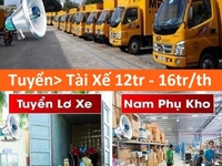 Việc Làm Lơ Xe & Tài Xế 16tr/th - Nam phụ kho 600k/ngày Việc Làm Lơ Xe & Tài Xế 16tr/th - Nam phụ kho 600k/ngày