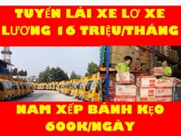 ĐAK LAK ==>Tuyển Lái xe + Lơ xe + Phụ kho bốc xếp ĐAK LAK ==>Tuyển Lái xe + Lơ xe + Phụ kho bốc xếp