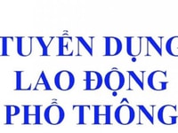 Tuyển dụng nhân viên lao động phổ thông, không cần kinh nghiệm Tuyển dụng nhân viên lao động phổ thông, không cần kinh nghiệm