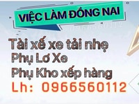 • Tuyển nhân viên. Lái, phụ xe giao hàng và phụ kho bốc xếp hàng • Tuyển nhân viên. Lái, phụ xe giao hàng và phụ kho bốc xếp hàng