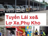 VŨNG TÀU ==> Tuyển 15 Tài xế + 30 Phụ xe & Phụ Phụ kho bao ăn ở VŨNG TÀU ==> Tuyển 15 Tài xế + 30 Phụ xe & Phụ Phụ kho bao ăn ở