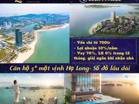CC 5* view Vịnh Hạ Long - sổ lâu dài - 2.5 tỷ full nội thất, vay LS 0% CC 5* view Vịnh Hạ Long - sổ lâu dài - 2.5 tỷ full nội thất, vay LS 0%