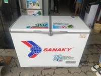Tủ đông suốt 2 cửa Sanaky tiết kiệm điện năng 235L Tủ đông suốt 2 cửa Sanaky tiết kiệm điện năng 235L