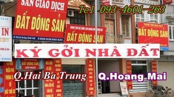 Dịch vụ mua bán,cho thuê nhà đất Q Hai Bà Trưng, Hoàng Mai,HK,ĐĐ,TX