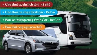 CHO THUÊ XE DU LỊCH TỪ 4  ĐẾN 45 CHỖ  