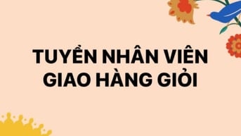 CTY CẦN TUYỂN GIAO HÀNG, ĐC 27C SƠN KỲ, P.SƠN KỲ, TÂN PHÚ