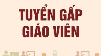 Cần tuyển gấp Giáo Viên; Bảo Mẫu, Làm việc tại Quận Tân Phú