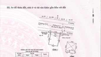 Bán đất 10x14m mặt tiền đường 77 tân quy quận 7.