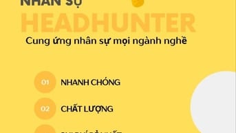 EM LÀM HEADHUNTER NHẬN TUYỂN DỤNG LAO ĐỘNG TẤT CẢ CÁC NGHÀNH NGHỀ 