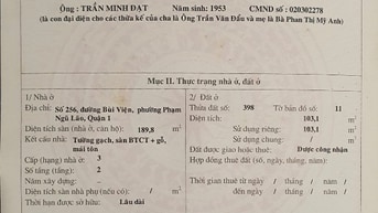 Bán nhà mặt tiền Bùi Viện 7x18 2 tầng Khu phố Tây sầm uất giá 53 tỷ