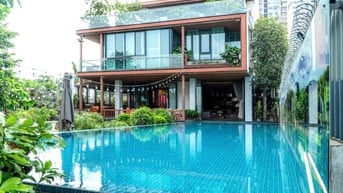 Cho Thuê Biệt thự Hồ Bơi Vip 6PN 500m2 Compound Quốc Hương Thảo Điền