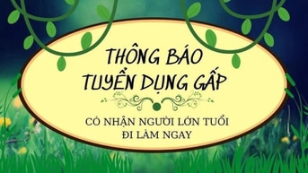 Chính chủ cần người làm gấp ( có CCCD làm được)