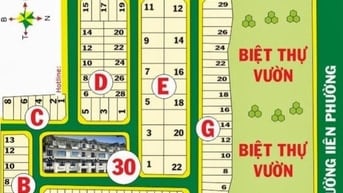 Cần bán nhanh 1 số nền đất KDC Mẫu Giáo TW3, đường vào Verosa Park.